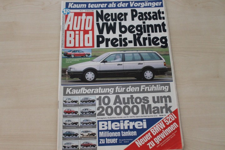 Deckblatt Auto Bild (06/1988)